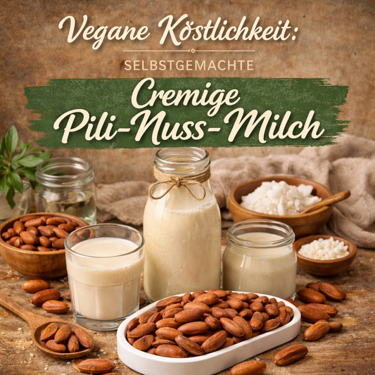 Vegane Köstlichkeit: Selbstgemachte Cremige Pili-Nuss-Milch